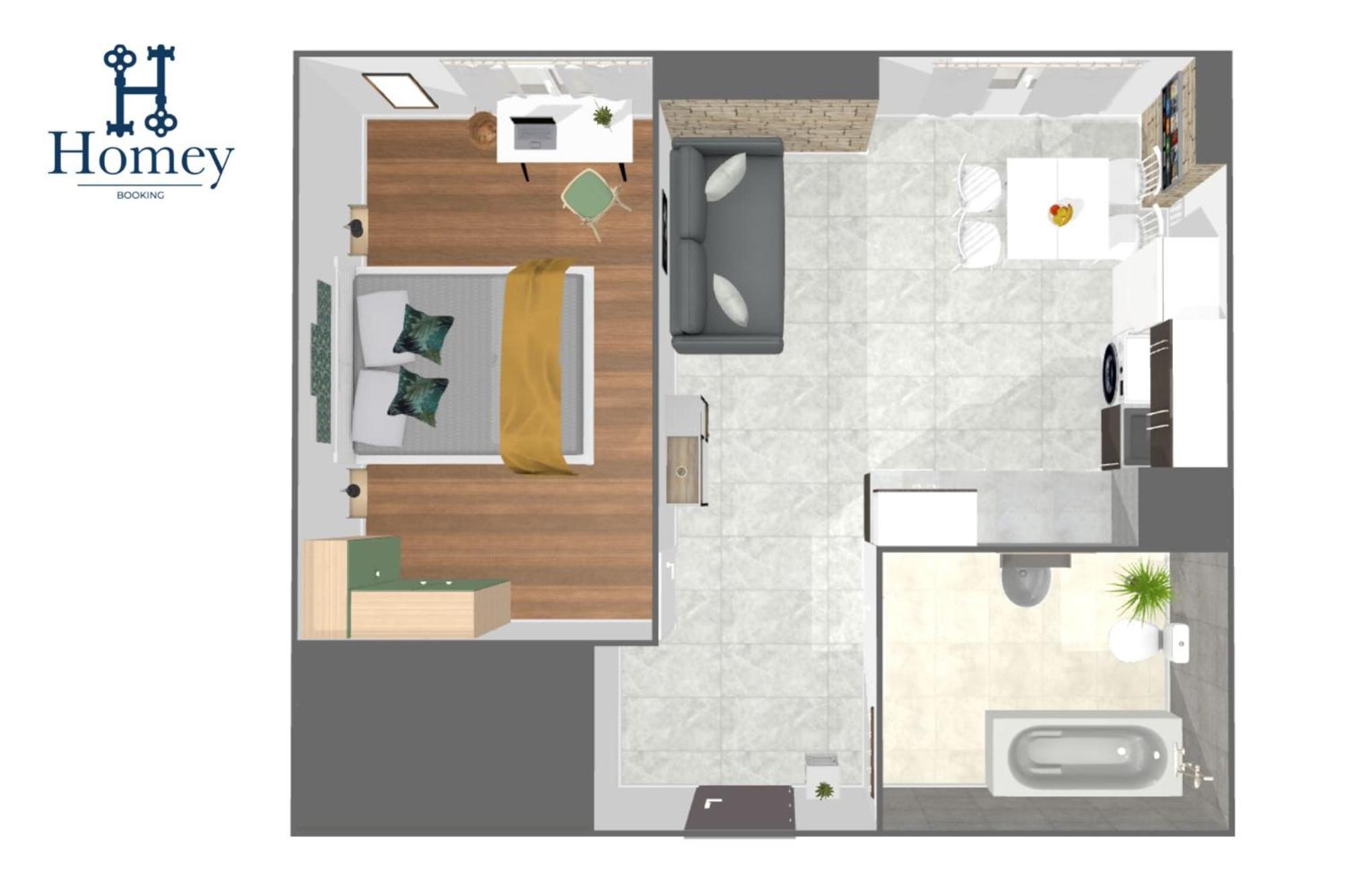 Homey Keola - Parking Prive Gratuit - Aux Portes De Geneve - Au Pied Du Tram - Appartement Avec 1 Chambre Et Un Grand Salon Avec Un Canape-Lit Ambilly Ngoại thất bức ảnh