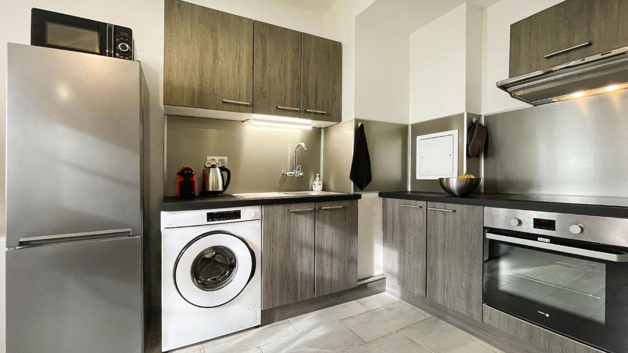 Homey Keola - Parking Prive Gratuit - Aux Portes De Geneve - Au Pied Du Tram - Appartement Avec 1 Chambre Et Un Grand Salon Avec Un Canape-Lit Ambilly Ngoại thất bức ảnh