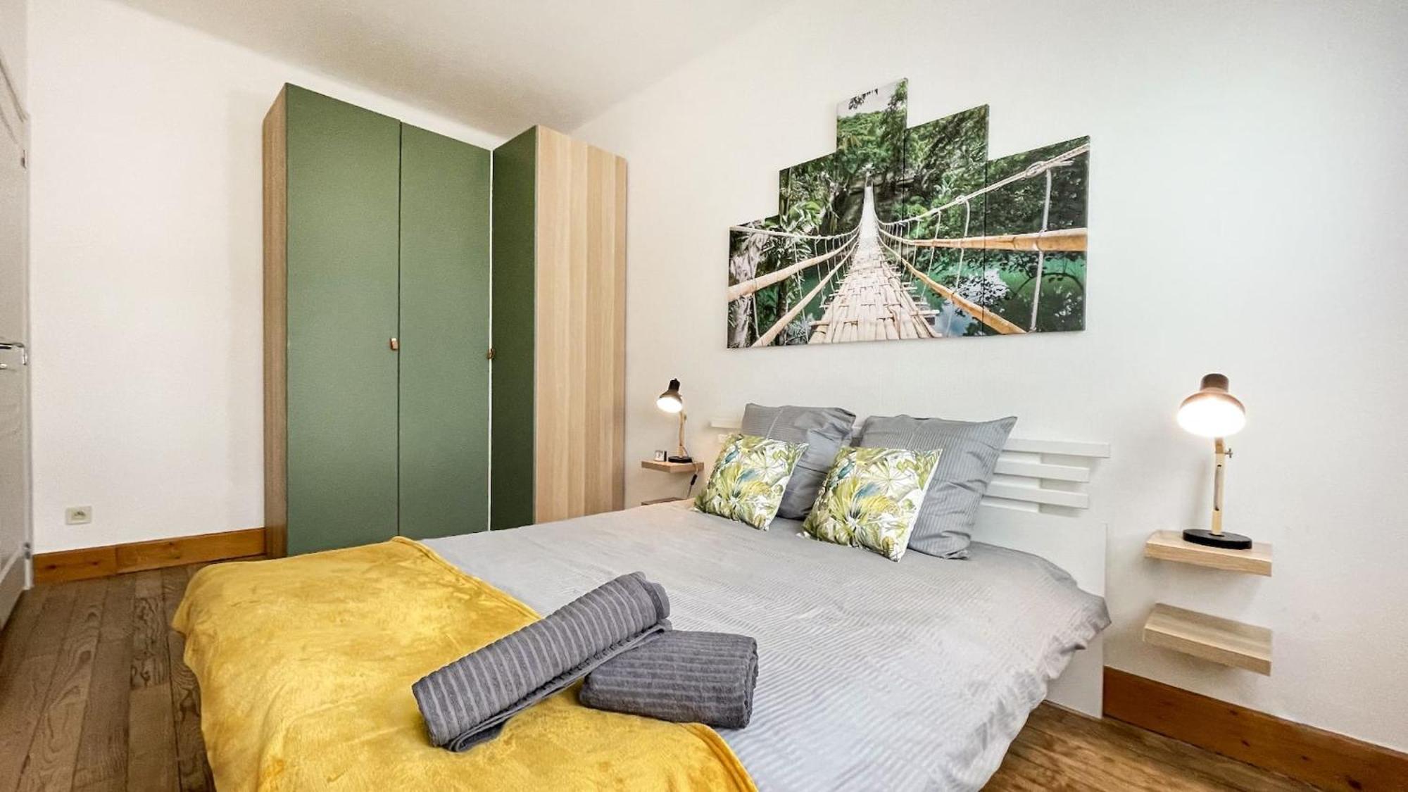 Homey Keola - Parking Prive Gratuit - Aux Portes De Geneve - Au Pied Du Tram - Appartement Avec 1 Chambre Et Un Grand Salon Avec Un Canape-Lit Ambilly Ngoại thất bức ảnh
