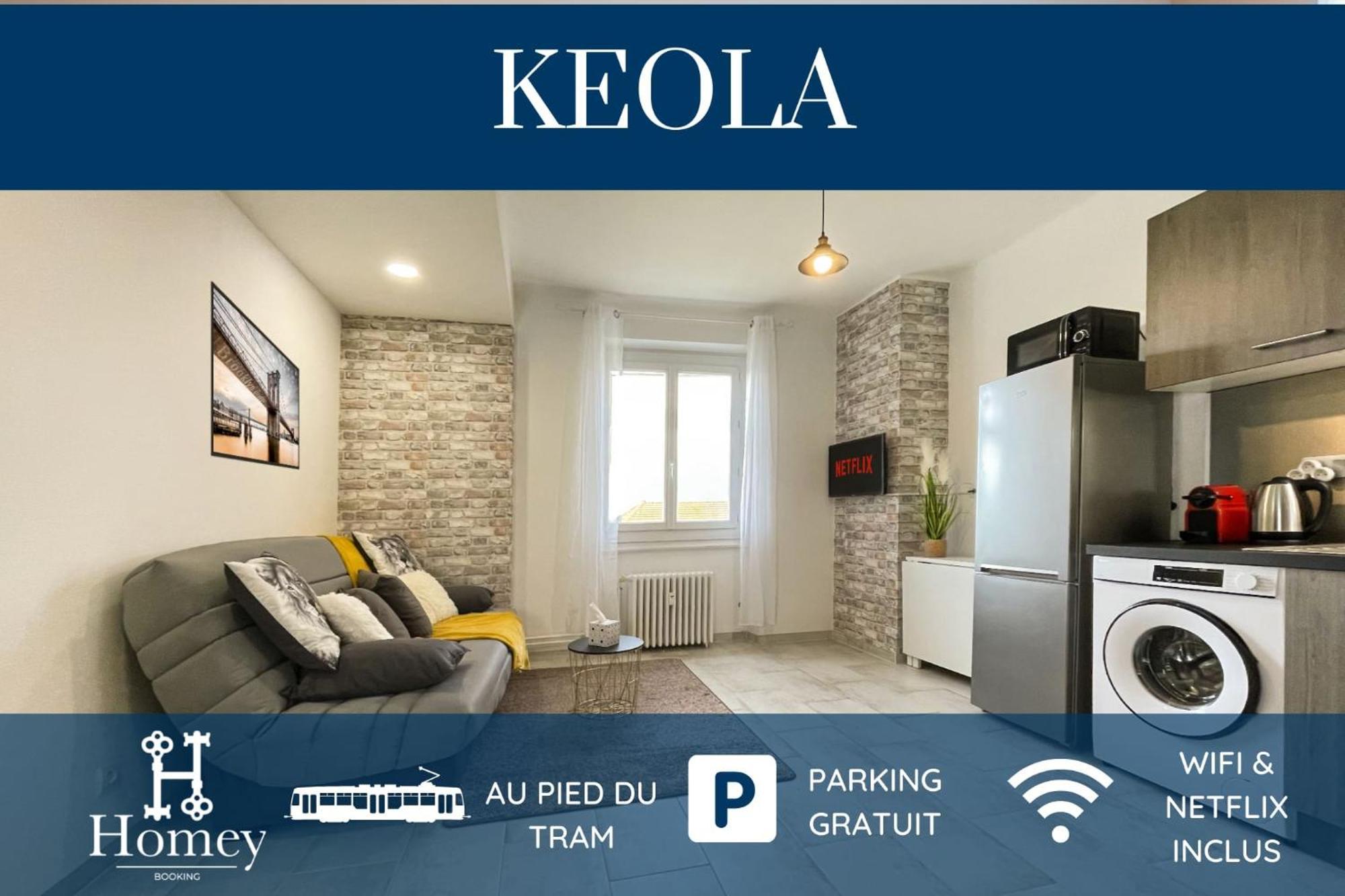 Homey Keola - Parking Prive Gratuit - Aux Portes De Geneve - Au Pied Du Tram - Appartement Avec 1 Chambre Et Un Grand Salon Avec Un Canape-Lit Ambilly Ngoại thất bức ảnh
